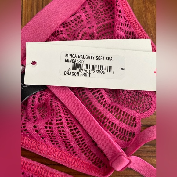 COSABELLA - Women's Minoa Naughty Soft Bra Size M Unlined Dragon Fruit Pink NWT - Picture 7 of 9